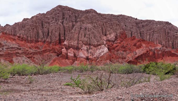 Las formaciones geológicas, Quebrada de las Conchas - Argentina