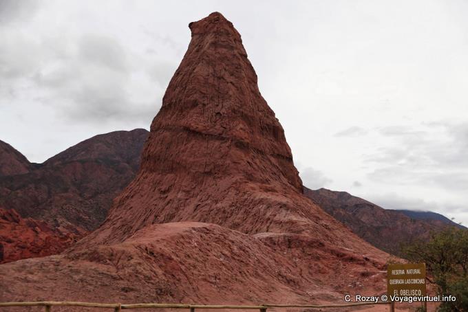 El Obelisco, la Quebrada de las Conchas - Argentina
