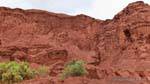 Geología y la erosión, la Quebrada de las Conchas, Argentina.