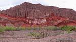 Las formaciones geológicas, Quebrada de las Conchas, Argentina.