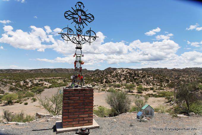 Panorama desde el santuario de la Difunta Correa, Vallecito, Provincia de San Juan - Argentina