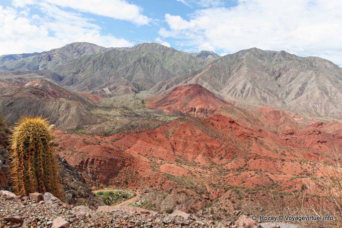 Colores de erosión, Cuesta de Miranda, Ruta 40 entre Villa Unión y Chilecito - Argentina