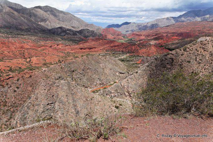 Panorama de la Cuesta de Miranda, Ruta 40 entre Villa Unión y Chilecito - Argentina