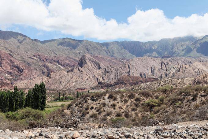 Paisaje de la Ruta 40 entre Quilmes y Hualfín - Argentina