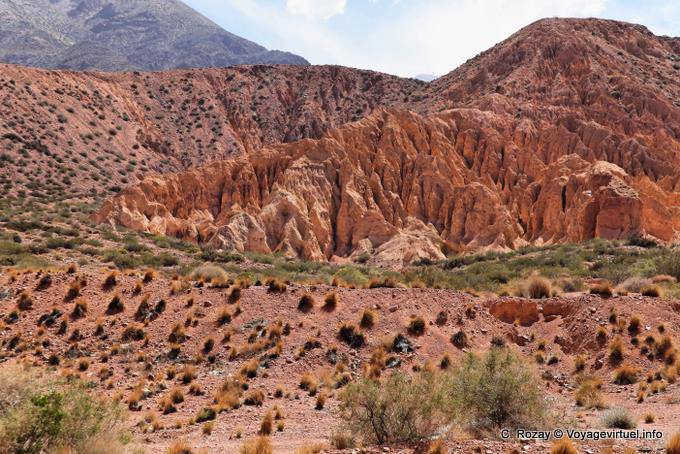 Contraer secundaria a la erosión, la Ruta 7 de Mendoza en Chile - Argentina