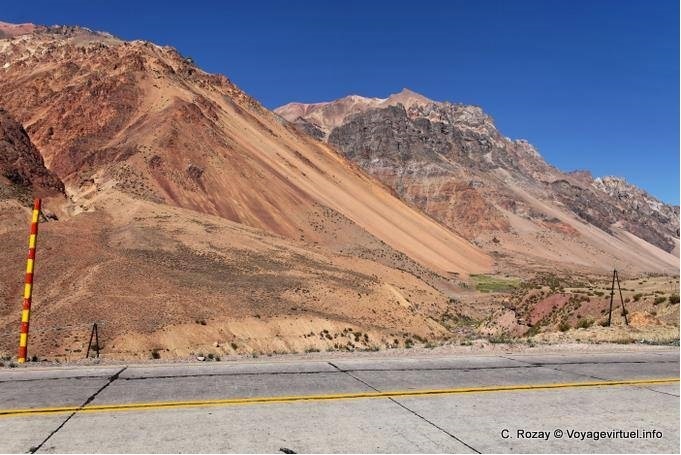 El personal de la nieve y la montaña, Ruta 7 de Mendoza en Chile - Argentina