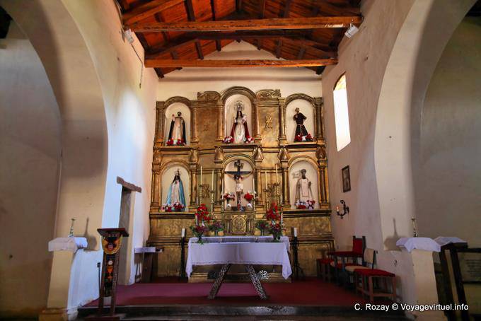 El altar, Iglesia San Pedro Nolasco, Molinos - Argentina