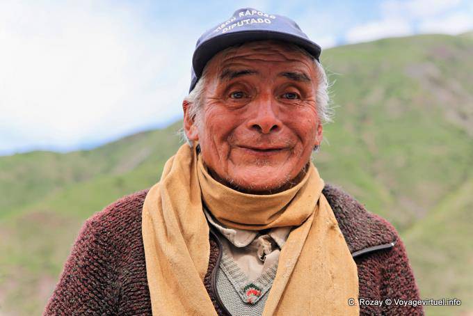 Retrato de un viejo, Quebrada El Carril antes de Escoipe - Argentina