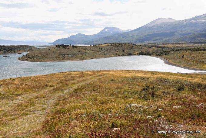 Vista desde la ruta de Harberton, Ushuaia - Argentina