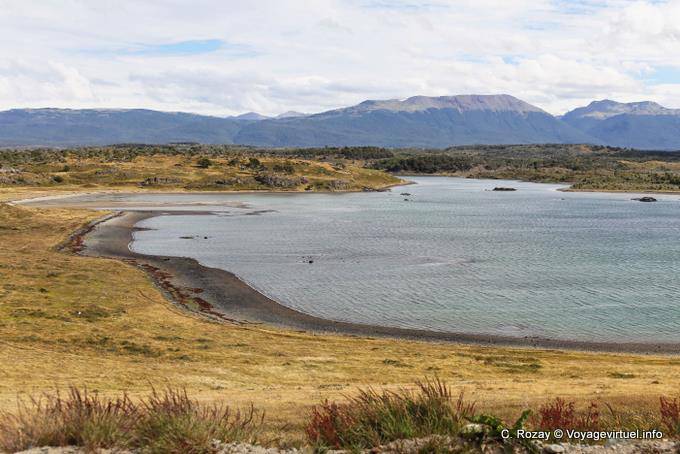 Paisaje alrededor de la estancia Harberton, Ushuaia - Argentina