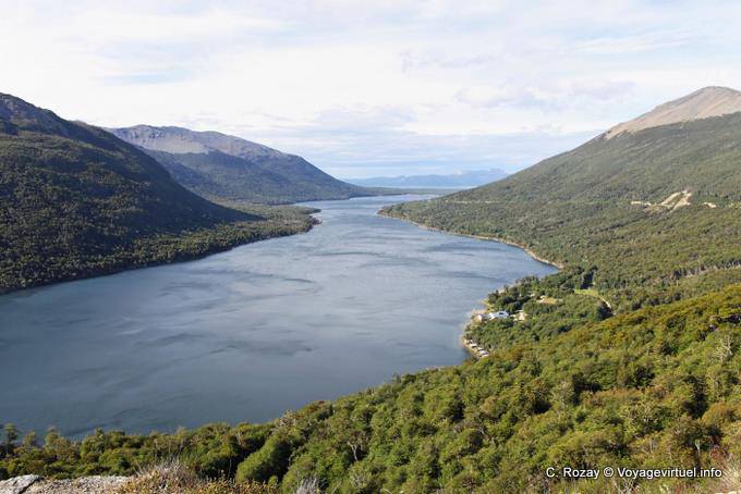 Vista desde el Paso Garibaldi, Ushuaia Lago Escondido - Argentina