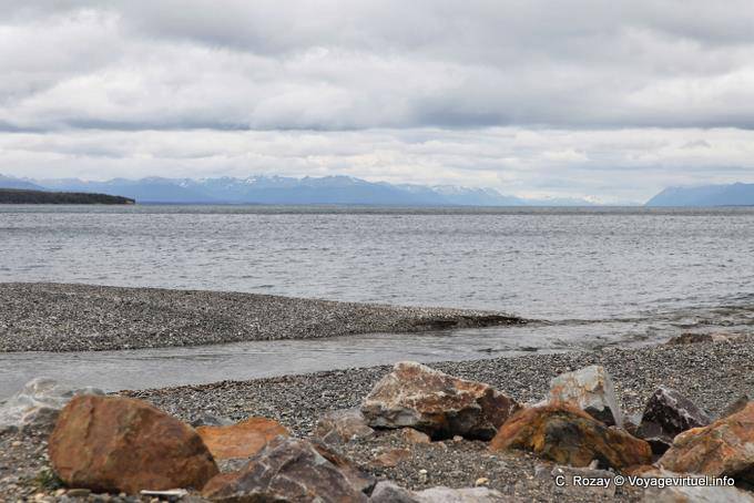 Vista desde la Laguna del Indio, Ushuaia Lago Fagnano - Argentina