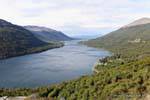 Vista desde el Paso Garibaldi, Ushuaia Lago Escondido, Argentina.