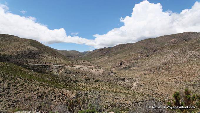 Paisaje Sem-desierto, El Infiernillo, Ruta 307, Tafi del Valle - Argentina