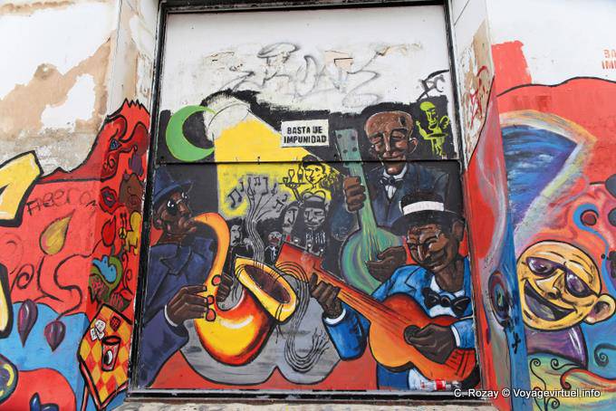 Basta Impunidad, pared, Ushuaia - Argentina