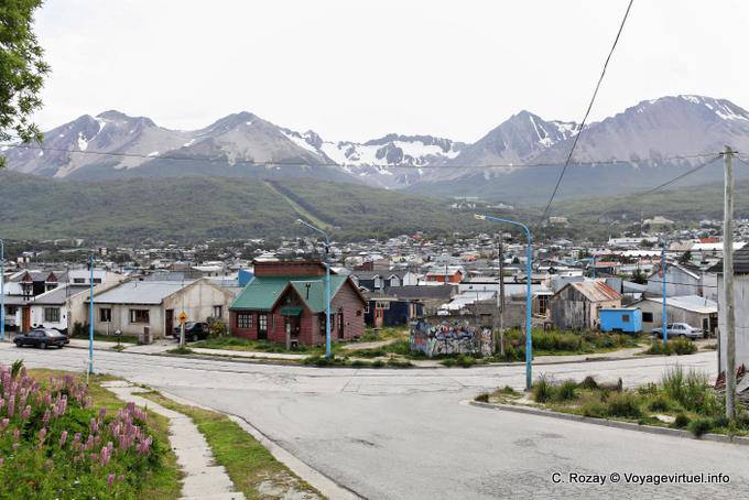 Panorama de la ciudad de Martial, Ushuaia - Argentina
