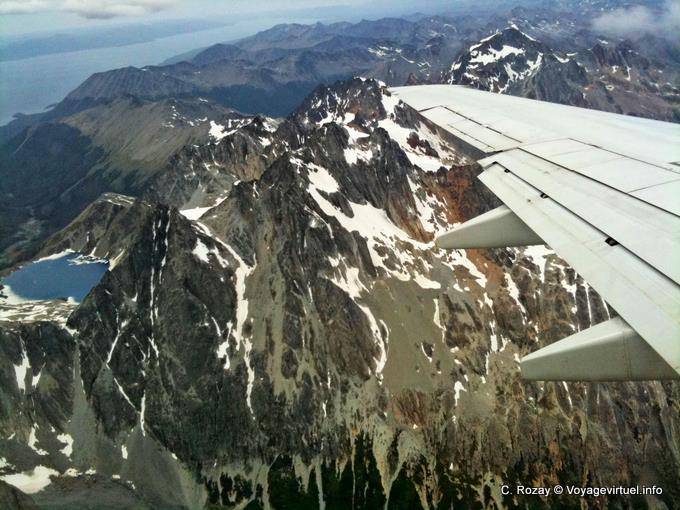 Vuelo a Ushuaia, ver antes de aterrizar - Argentina