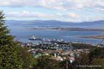Panorama del puerto, Ushuaia, Argentina.