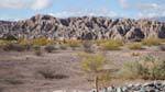 Naturaleza valle atormentado Calchaquíes, Ruta 40, Argentina.
