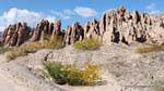 Monumento Natural de la Quebrada de las Flechas, Angastaco Valles Calchaquíes, Ruta 40, Argentina.