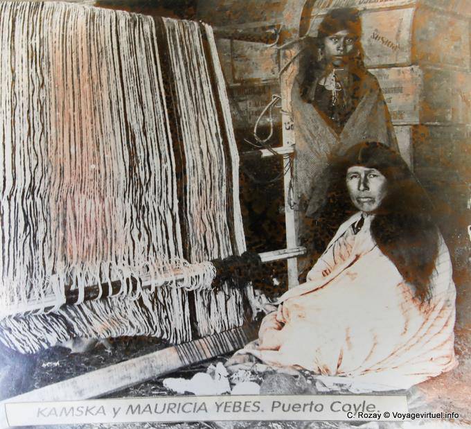Foto antiguo sitio arqueológico Museo Indio Tehuelche, Walichu - Argentina