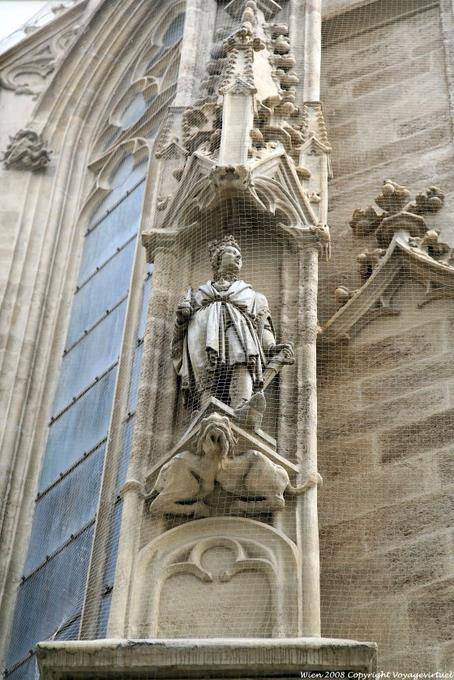 Ángulo detalle Imperial de Hofburg Capilla de la Corte - Viena - Austria