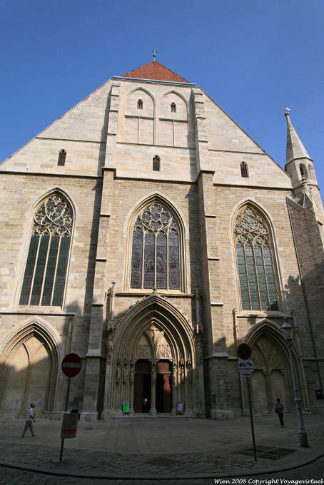 Minoritenkirche, fachada principal - Viena - Austria