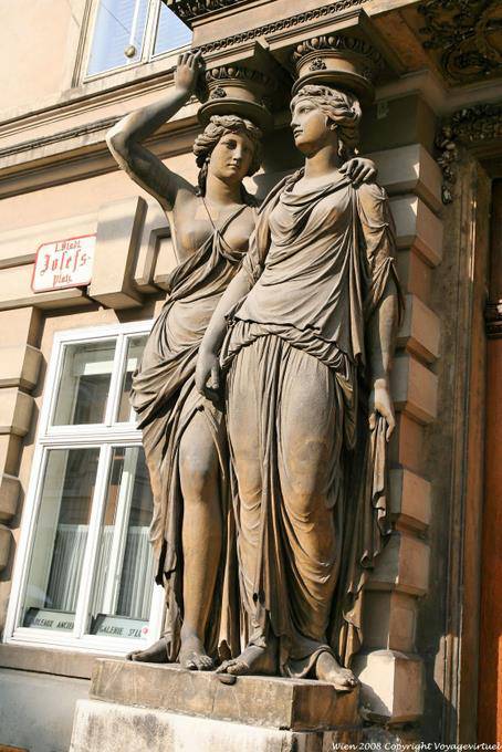 Palais Pallavicini, Josefsplatz, Prunkvolle Portal - Viena - Austria