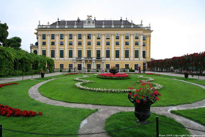Schloss Schönbrunn, fachada este - Viena - Austria