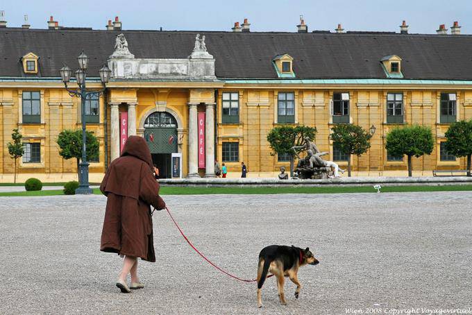 Schönbrunn, visite la cola inferior - Viena - Austria