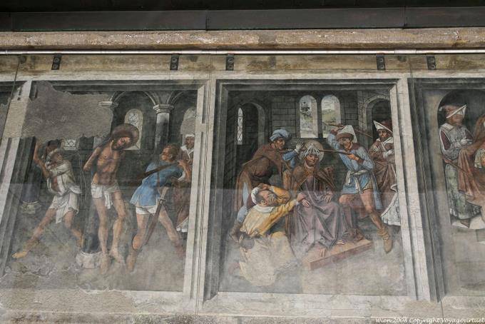 Stefansdom, sesiones de tortura, pinturas - Viena - Austria