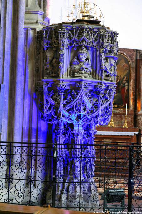 Catedral de San Esteban, Presidente en azul - Viena - Austria