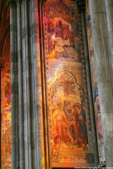 Votivkirche, pinturas soleados - Viena - Austria