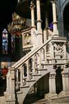 Iglesia votiva, Púlpito, escaleras a la Presidencia, Viena - Austria.
