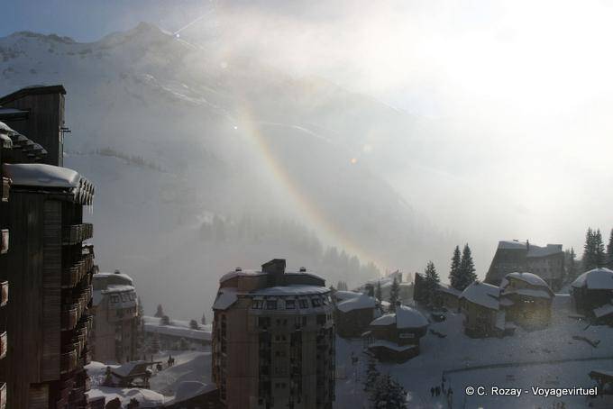 Conjunto de sol, Avoriaz - Alpes, Francia