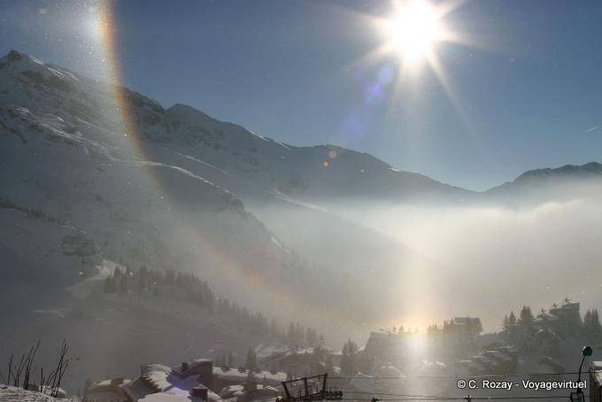 La iridiscencia, Avoriaz - Alpes, Francia