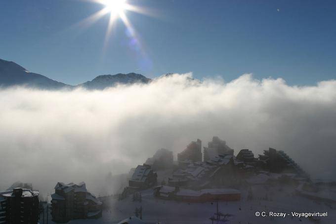 Sandwich luminiscentes, Avoriaz - Alpes, Francia