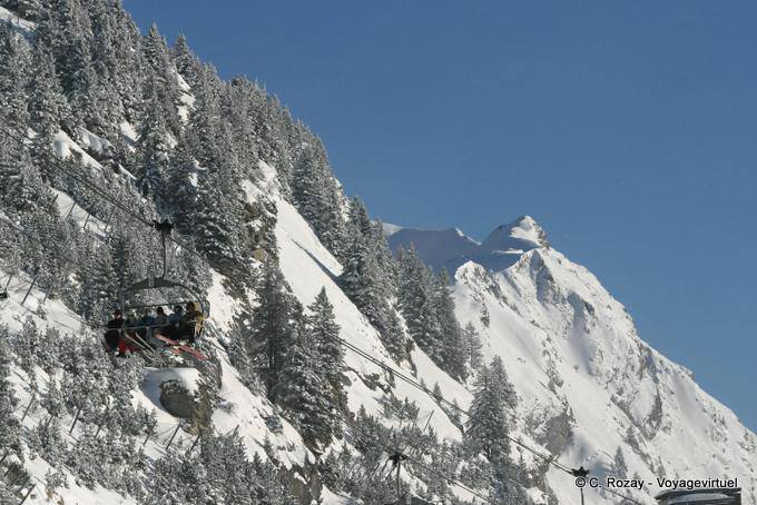 En las laderas de Avoriaz - Alpes, Francia