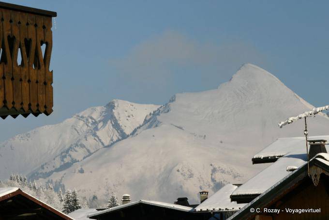 Vistas a la montaña, de Les Gets - Alpes, Francia
