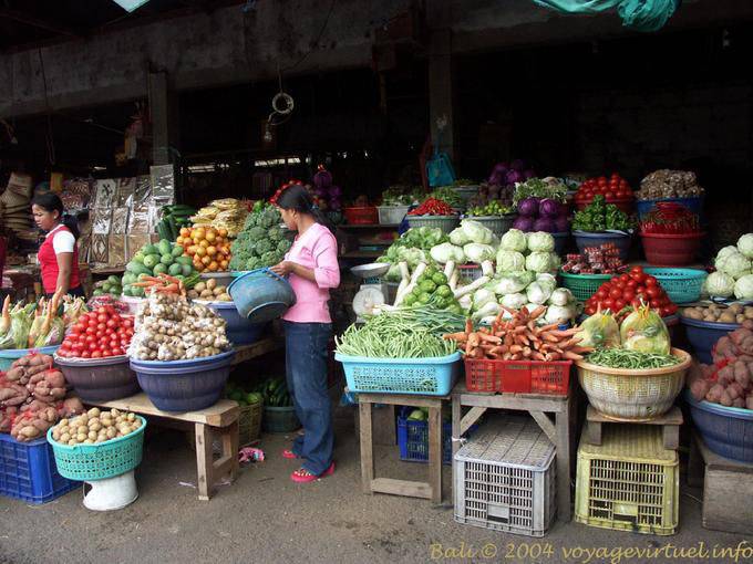 Mercader de las cuatro estaciones, Bedugul - Bali