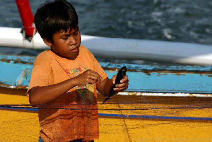 En hilo Candidasa - Bali