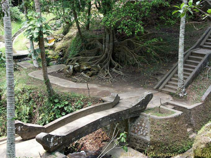 Acceso Puente del sitio Goa Gajah - Bali