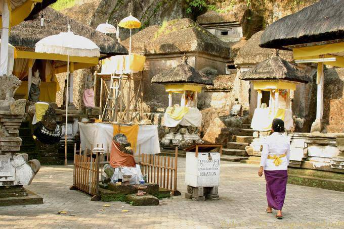 Pabellones del segundo patio, Gunung Kawi - Bali