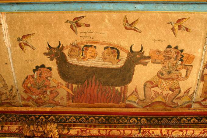 Bañera para dos (Murales Klungkung) - Bali