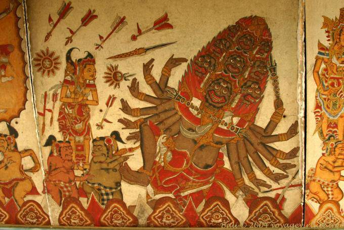 Género Shiva, Mural Klungkung - Bali