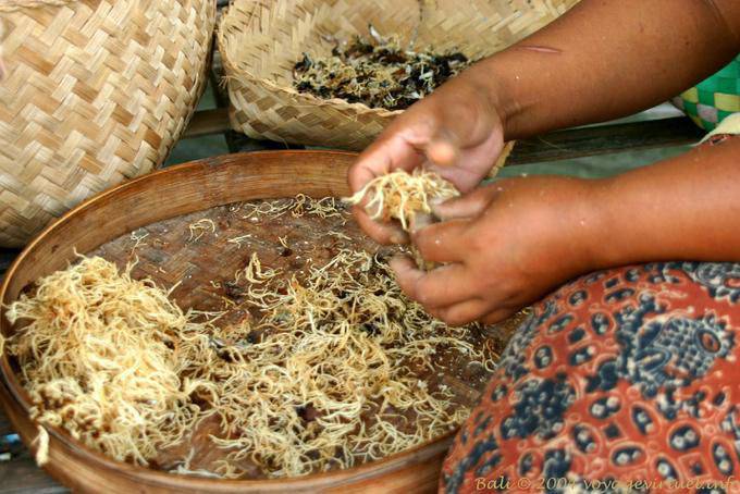 Preparación de las algas, Nusa Dua - Bali