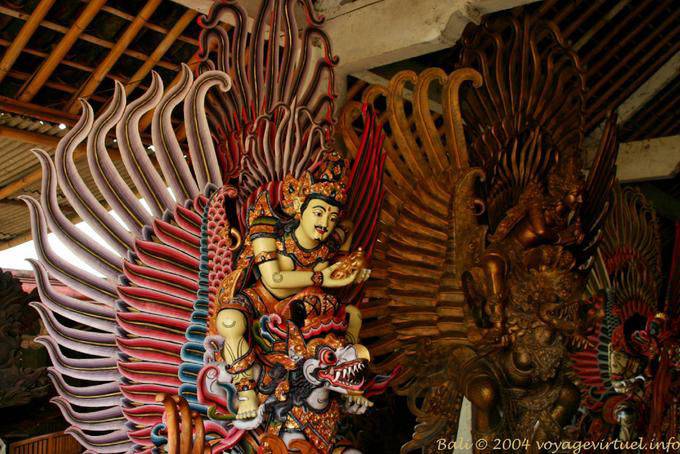 Obra de la artista local Tegallalang - Bali