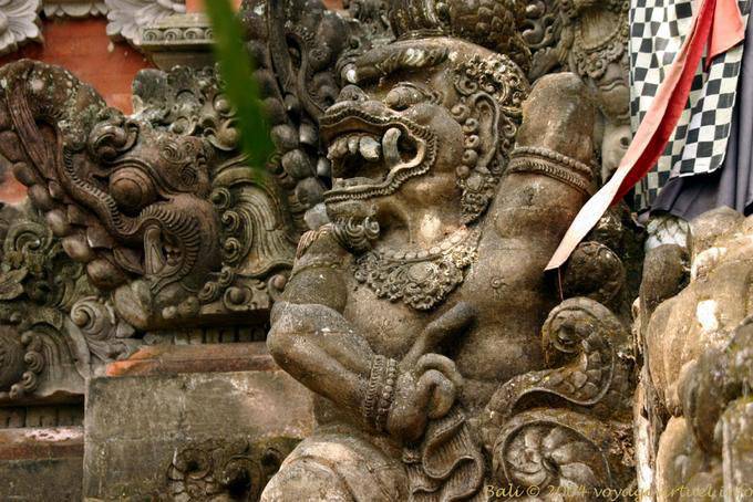 Detalle del Palacio de Ubud - Bali