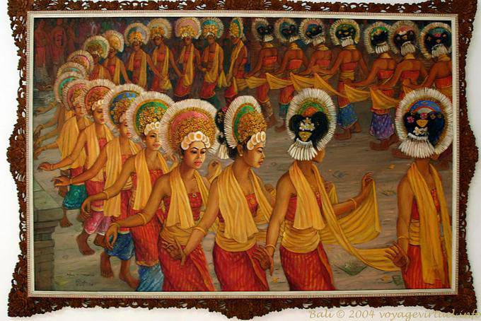 Museo de arte Neka baile arco, Ubud - Bali