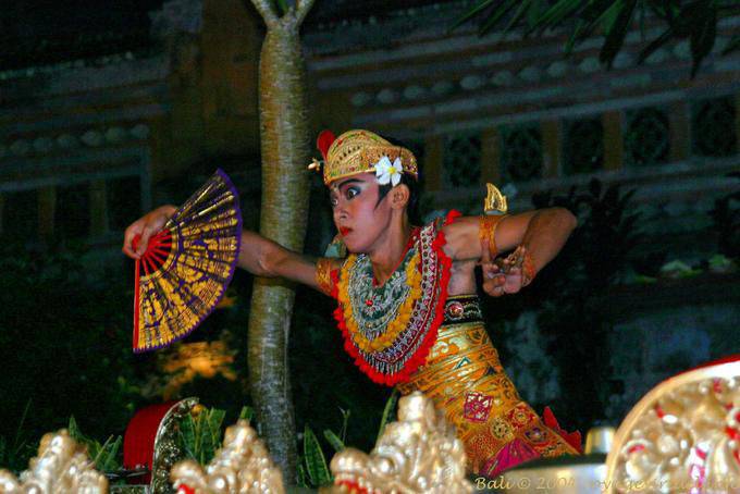 Fan de la danza de Bali Barong danza - Bali